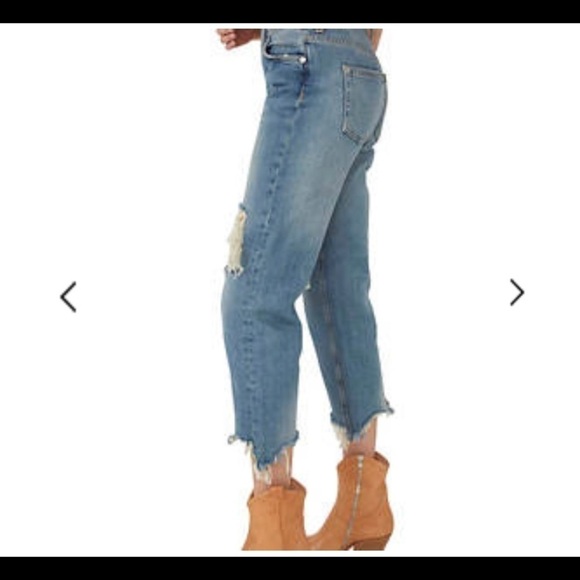 FREE PEOPLE MAGGIE MIDRISE STRAIGHT JEANS 31 NEW WITH TAGS - Picture 4 of 8